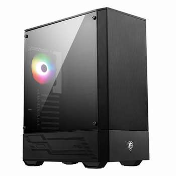 Корпус MSI MAG FORGE 111R Mid-Tower, ATX, 2xUSB 3.2, Audio I/O, 1x120mm ARGB Fan, 6-ch Light controller, Front metal MESH, Up to 330mm GPU, Tempered Glass