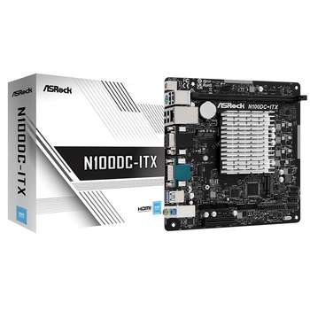 Материнская плата ASRock с ЦПУ N100DC-ITX, RTL