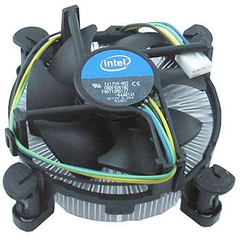 Кулер для процессора Intel Вентилятор Вентилятор для S1155/S1150  4-pin Alluminium {5}