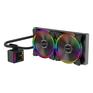 Жидкостная система охлаждения ALSEYE H280 TDP 200W Universal Platfrom PWM Single 5colors+ LED 140mm*2 {6}