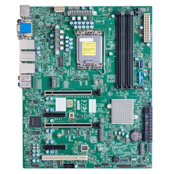 Материнская плата для сервера SuperMicro Материнская плата Motherboard MBD-X13SAE-F-B W680 LGA1700 No Memory 12th Generation Intel® Core™ i3/i5/i7/i9 Processors, Single Socket LGA-1700 supported, CPU TDP supports Up to 125W TDP Intel® W680 2 PCI-E 5.0 x16 slots 2 PCI-E 3.0 x4 1 - 5V PCI 32bit M.2 Interface: 3 PCI-E 4.0 x4, RAID 0 & 1