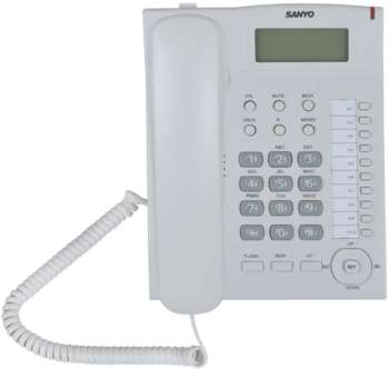 Телефон SANYO проводной RA-S517W белый