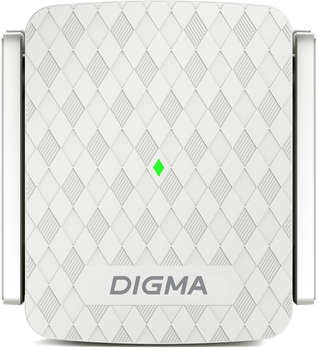 Беспроводное сетевое устройство Digma Повторитель беспроводного сигнала D-WR310  N300 Wi-Fi белый