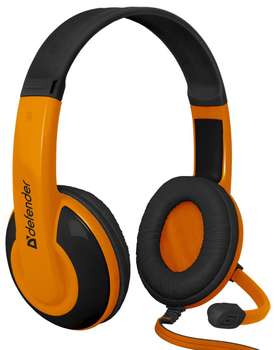 Гарнитура GAMING WARHEAD G-120 BLACK/ORANGE 64099 DEFENDER