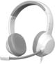 Гарнитура A4TECH Наушники с микрофоном Fstyler FH150U белый/серый 2м накладные USB оголовье