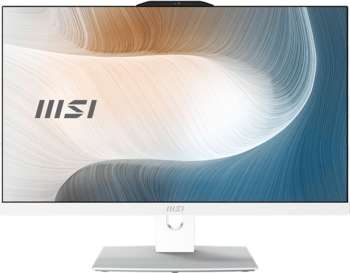 Моноблок MSI Modern AM242P 1M-1023XRU 23.8" Full HD Core 5 120U  16Gb 1Tb 7.2k SSD256Gb Graphics noOS GbitEth WiFi BT 120W клавиатура мышь Cam белый 1920x1080