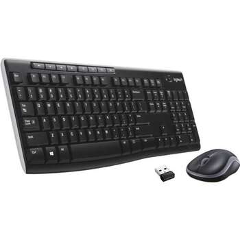 Клавиатура Logitech Беспроводная клавиатура/мышь MK270 RUS BLACK 920-003381 LOGITECH