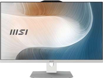 Моноблок MSI Modern AM272P 1M-675XRU 27" Full HD Core 5 120U  16Gb SSD512Gb Graphics noOS GbitEth WiFi BT 120W клавиатура мышь Cam белый 1920x1080