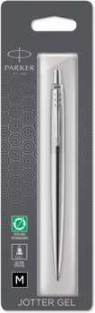 Ручка PARKER гелев. Jotter Core K694  Stainless Steel CT M черн. черн. блистер