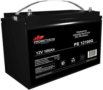 Аккумулятор для ИБП PROMETHEUS ENERGY Батарея для ИБП РЕ 12100 G 12В 100Ач
