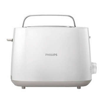 Тостер Philips HD2581/00, 830 Вт, 2 тоста, 8 режимов, пластик, белый