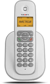 Телефон TEXET Р/Dect TX-D4505A белый АОН