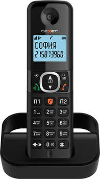 Телефон TEXET Р/Dect TX-5605A черный АОН