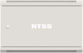 Шкаф, стойка NTSS Шкаф коммутационный Премиум  настенный 6U 570x450мм пер.дв.металл 60кг серый 350мм 18кг 220град. 370мм IP20 сталь