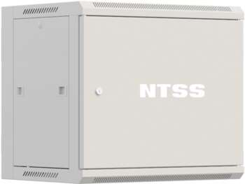 Шкаф, стойка NTSS Шкаф коммутационный Премиум  настенный 12U 570x600мм пер.дв.металл 60кг серый 27кг