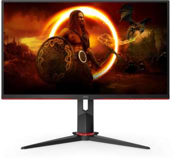 Монитор AOC 27" Q27G2U черный/красный VA LED 16:9 HDMI матовая HAS Piv 250cd 178гр/178гр 2560x1440 144Hz FreeSync Premium DP 2K USB 5.2кг