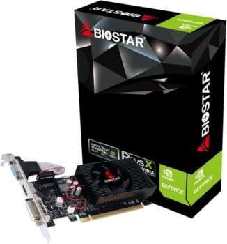 Видеокарта Biostar PCI-E GT730-2GB D3 LP  NVIDIA GeForce GT 730 2Gb 128bit GDDR3 700/1333 DVIx1 HDMIx1 CRTx1 HDCP Ret low profile