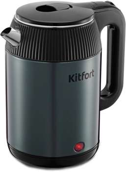 Чайник/Термопот KITFORT Чайник электрический КТ-6679 2л. 1700Вт графит/черный корпус: нерж.сталь/пластик