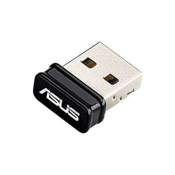 Беспроводное сетевое устройство ASUS Адаптер беспроводной связи  USB-N10 NANO 802.11n USB WiFi Adapter 150Mbps RTL {30}