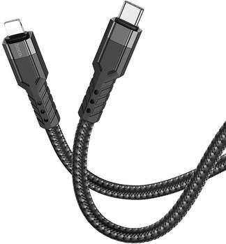 Кабель HOCO U110 iP PD USB Type-C  1.2м черный коробка