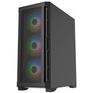 Корпус Powercase Ultimate Black, Tempered Glass, 4x 120mm ARGB fans, ARGB HUB, чёрный, ATX