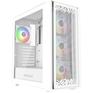 Корпус Powercase ByteFlow White, Tempered Glass, 4x 120mm ARGB fans, ARGB HUB, белый, ATX