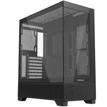 Корпус Powercase Luminous, Tempered Glass, чёрный, ATX  CLB-L0