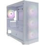 Корпус 1STPLAYER FD5-M ARGB White / mATX / 4x120mm ARGB fans / FD5-M-WH-4F2-W