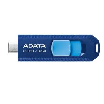 Flash-носитель A-DATA Flash Drive 32GB  <ACHO-UC300-32G-RNB/BU> UC300, USB 3.2/TypeC, синий/голубой