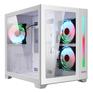 Корпус GINZZU V450 RGB Белый CRC6  FAN12CM RGB*3