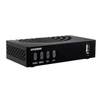 ТВ-приставка HYUNDAI Ресивер DVB-T2 H-DVB440 черный