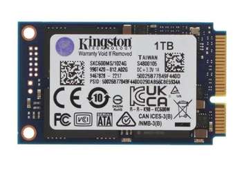 Накопитель SSD Kingston SSD жесткий диск MSATA 1024GB SKC600MS/1024G KINGSTON