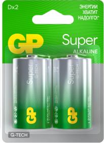 Аккумулятор GP Батарея Super Alkaline 13AA21-2CRSBC2 D