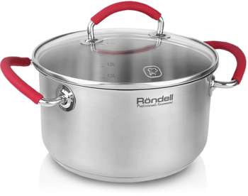Кастрюля RONDELL Sorge RDS-1219 2.1л. d=18см  стальной