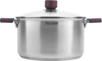 Кастрюля RONDELL Stripes RDS-1281 5.8л. d=24см  стальной