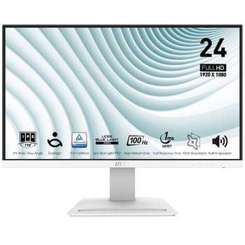 Монитор MICROSTAR LCD MSI PRO 23.8" MP243XW White {IPS 1920x1080 100Hz 4ms HDMI DisplayPort 178/178 300cd 1000:1 MM}