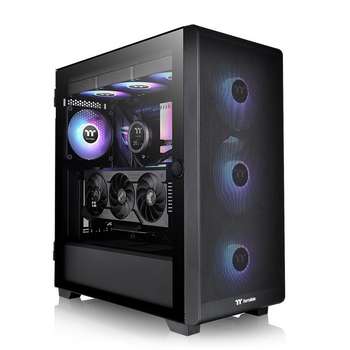 Корпус Thermaltake S250 TG ARGB Mid Tower Chassis  Black Win1 SPCC/Tempered Glass* 1/CT120 ARGB Fan*4/Brown Box