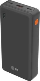 Аксессуар для планшета CACTUS Мобильный аккумулятор CS-PBFSDA-20000 20000mAh 22.5W 4.5A USB-A/2xUSB-C черный