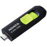 Flash-носитель A-DATA Flash Drive 32GB UC300  USB  USB3.2, черный и зеленый [acho-uc300-32g-rbk/gn]