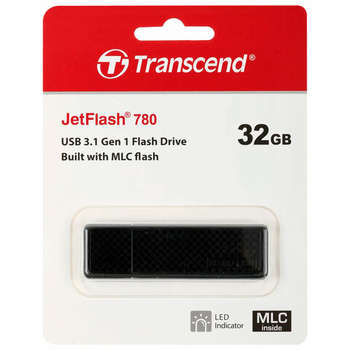 Flash-носитель Transcend Флеш-диск 32GB JetFlash 780, USB 3.1, черный, TS32GJF780