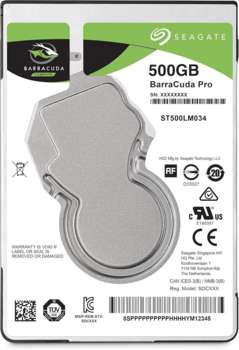 Жесткий диск HDD Seagate Жесткий диск SATA-III 500GB ST500LM034 Notebook/Desktop Barracuda 4KN  128Mb 2.5"