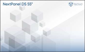 Профессиональный дисплей NEXTOUCH Панель 55" NextPanel DS 55 черный LED 16:9 HDMI M/M матовая 5000:1 500cd 178гр/178гр 3840x2160 SPDIF USB 13.5кг