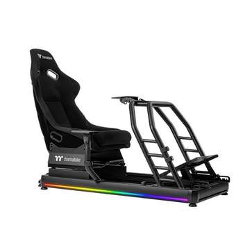 Игровая приставка Thermaltake GR500 Racing Simulator Cockpit /Steel+AluminumBlack/01
