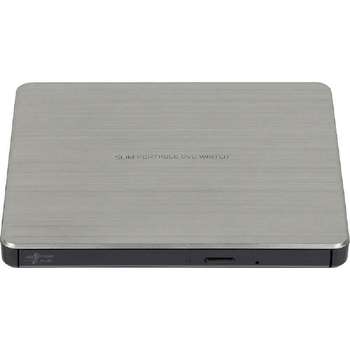 Оптический привод LG DVD-RW GP60NS60 ext. Silver Slim Ret. USB2.0