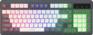 Игровое устройство Oklick Клавиатура Оклик 731G серый/белый USB for gamer LED