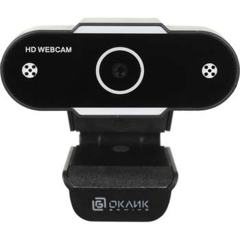 Веб-камера Oklick Оклик OK-C012HD черный 1Mpix  USB2.0 с микрофоном