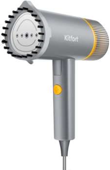 Паровая система KITFORT Отпариватель ручной КТ-9304 1200Вт серый/желтый